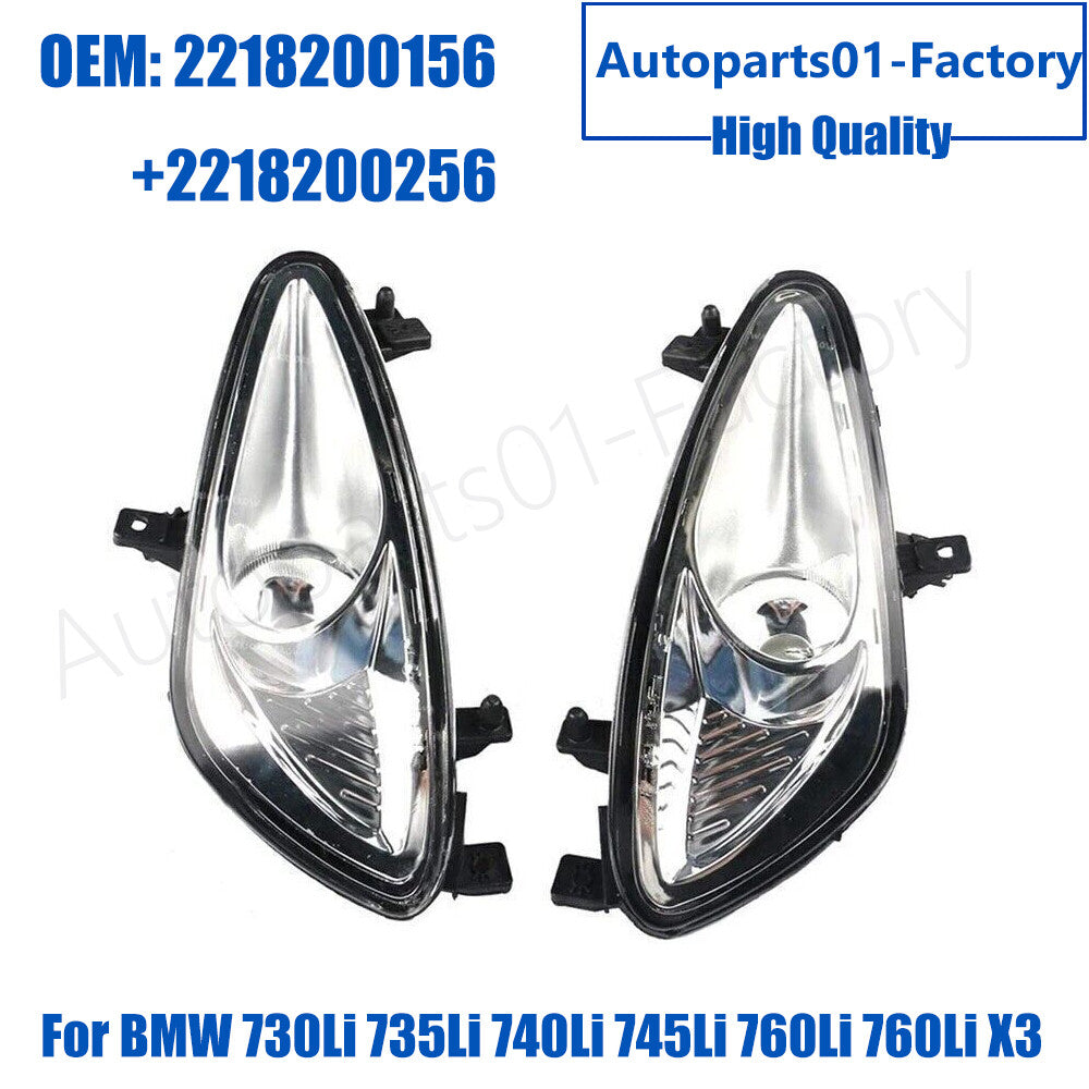 1Pair Front Left+Right Fog Lamps for Mercedes-Benz S550 S600 W221 2007-2009