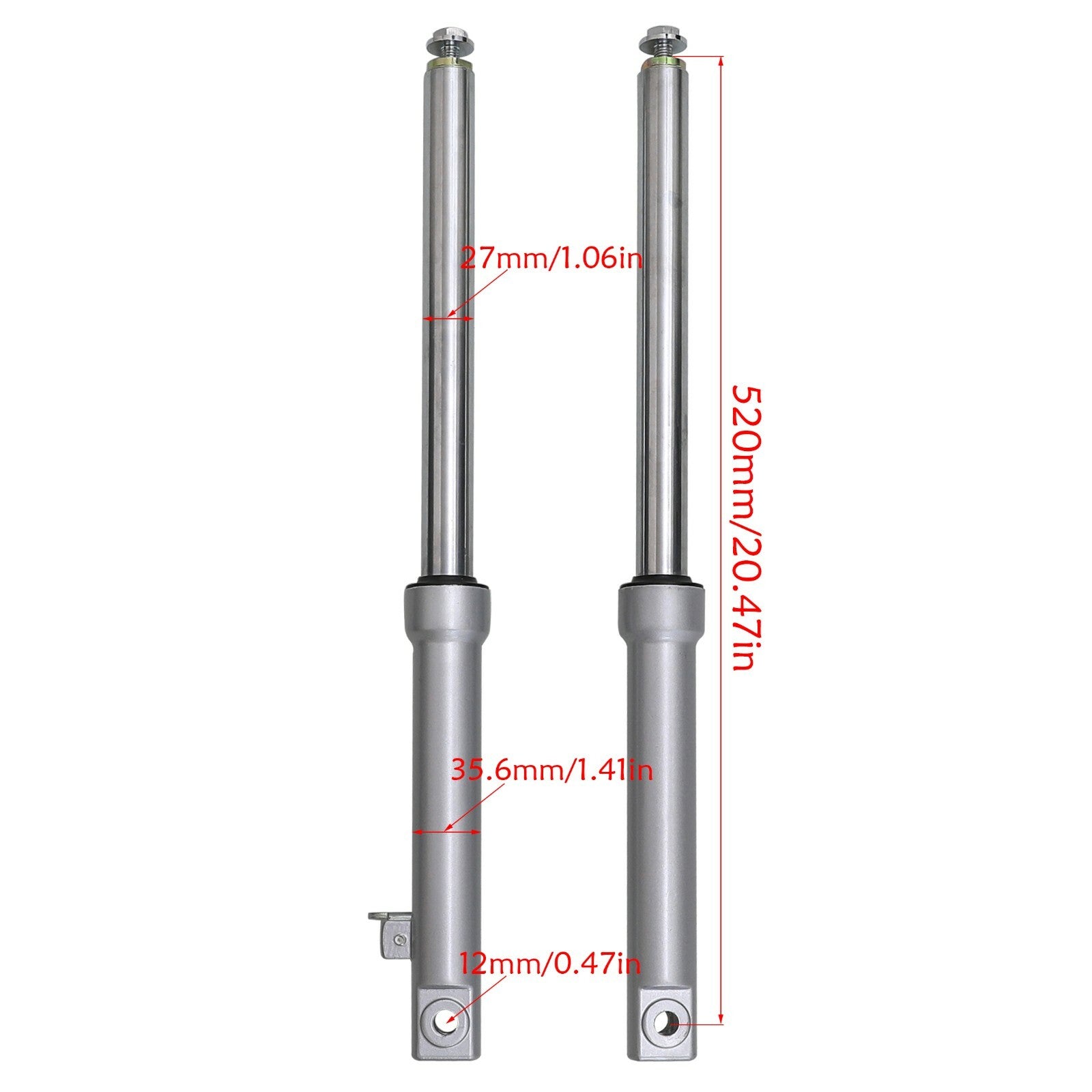 Front Forks Shock Triple Tree Clamp Axle for Mini Pit Dirt Bike CRF50 TTR50 PW50