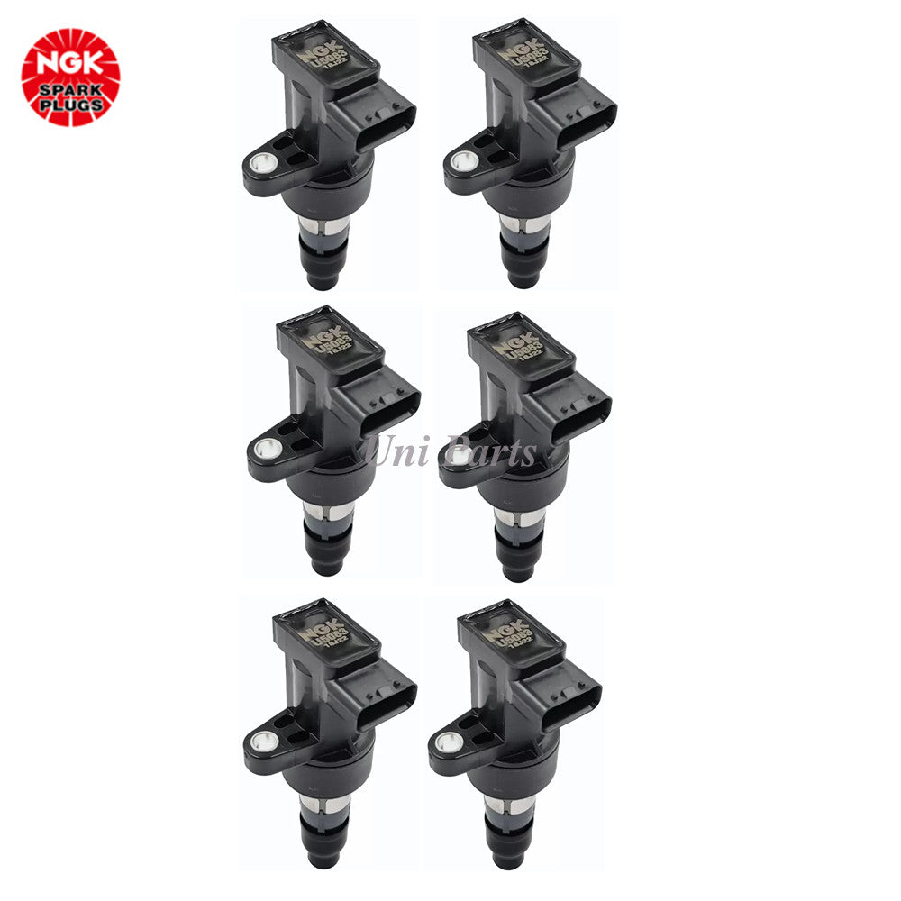6-piece ignition coil for Jaguar X and S models 2002-2008 (U5083 C2S42673).