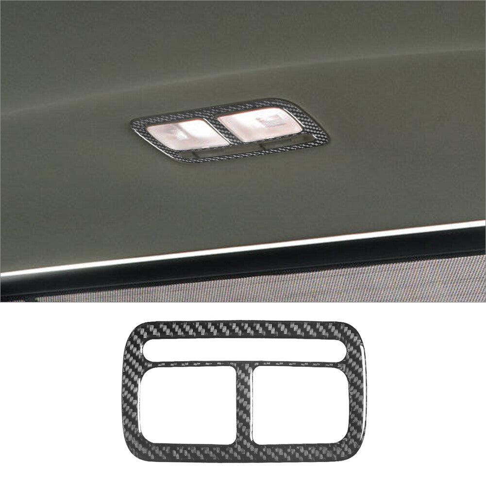 Carbon Fiber Interior Rear Overhead Light Cover Trim for Hyundai Azera 2006-2011