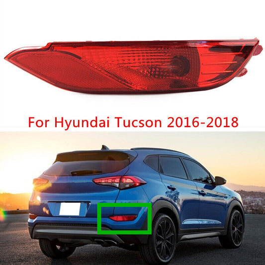 Right Rear Bumper Lamp Reflector Fog Brake Park Light for Hyundai for Tucson 2016-18