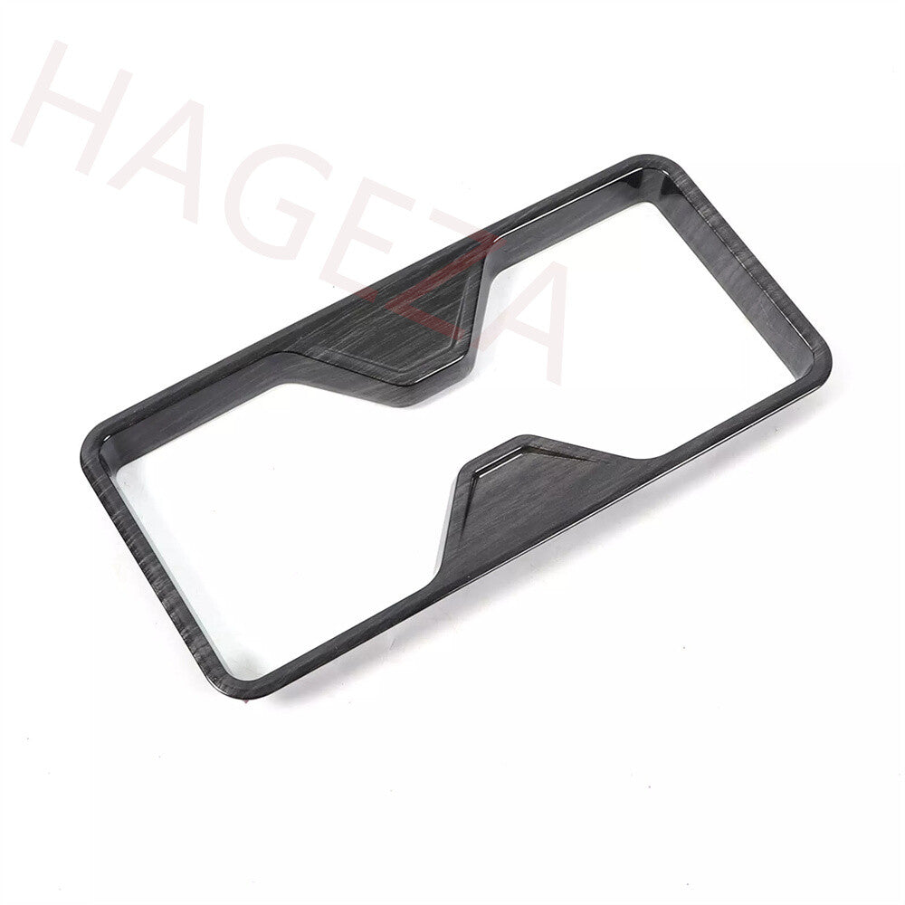 Black Wood ABS Front Water Cup Holder Trim For Toyot@ for Land Cruiser LC250 2024-25