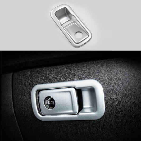 for Volkswagen Atlas 2018-23 ABS Silver for Co -Pilot Storage Box Handle Bowl Trim 2X