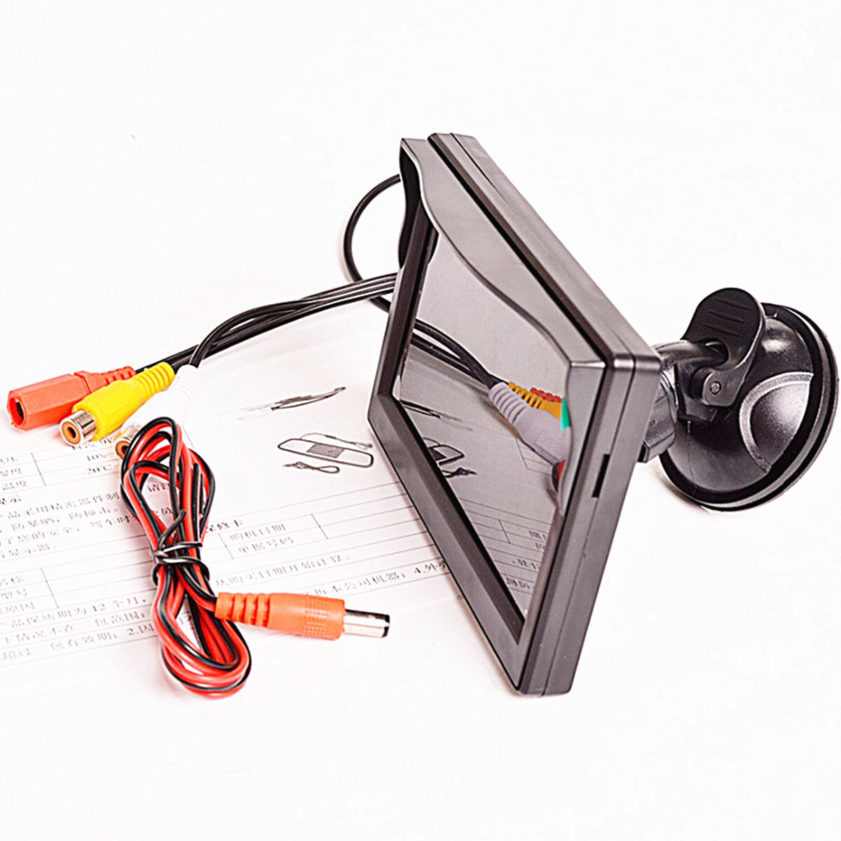 5in Car Parking Assistance Monitor For Rear View Reverse Camera LCD HD Display