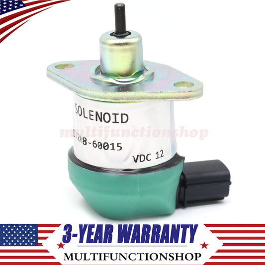 Fuel Shut Off Solenoid for Kubota D905 D1005 D1105 17208-60010 17208-60015