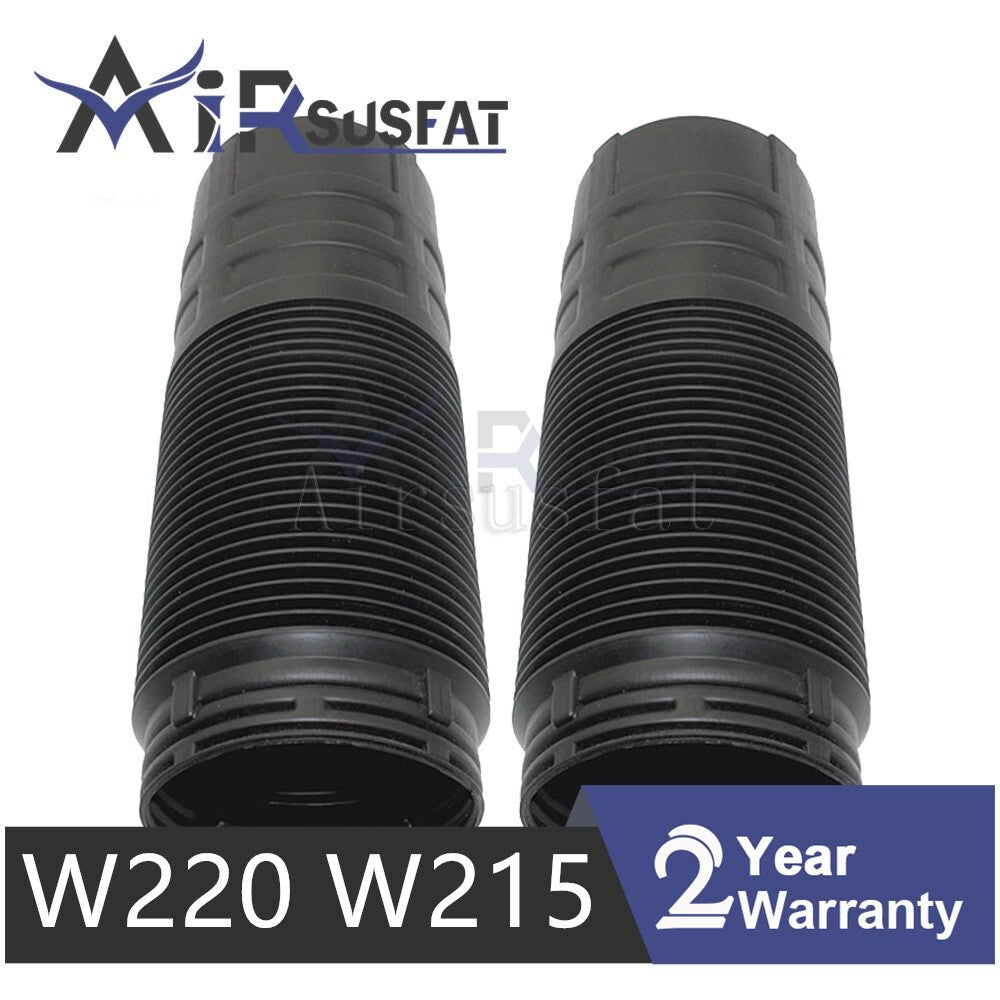 2X for Mercedes W220 W215 Front Dust Cover ABC Hydraulic Suspension Rubber Boots