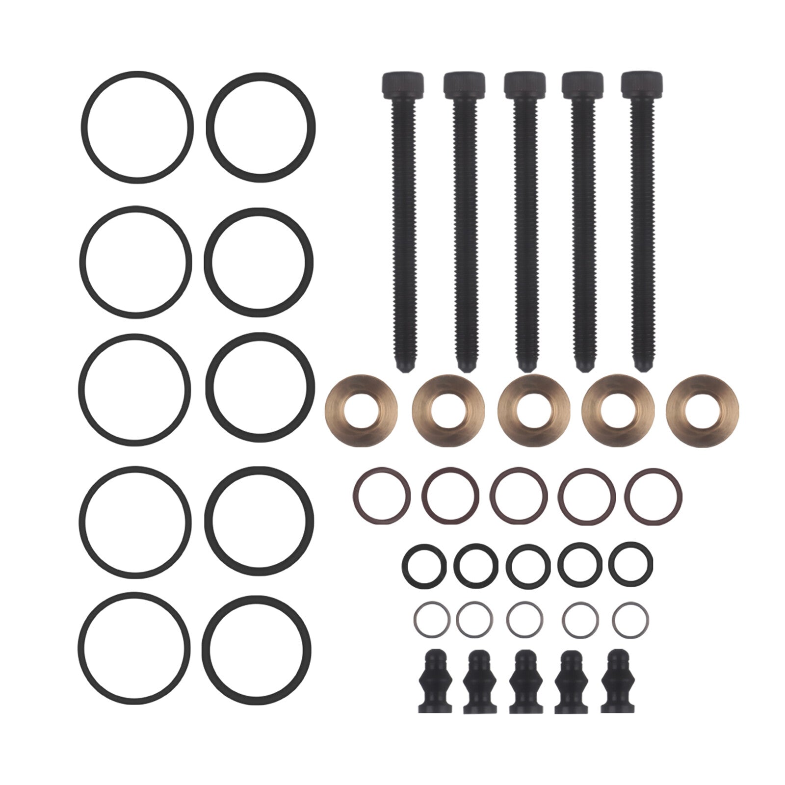 4 PCS Injector Seal Washer Kits Fit for Audi A6 2000-2005 for Audi A4 2000-2009