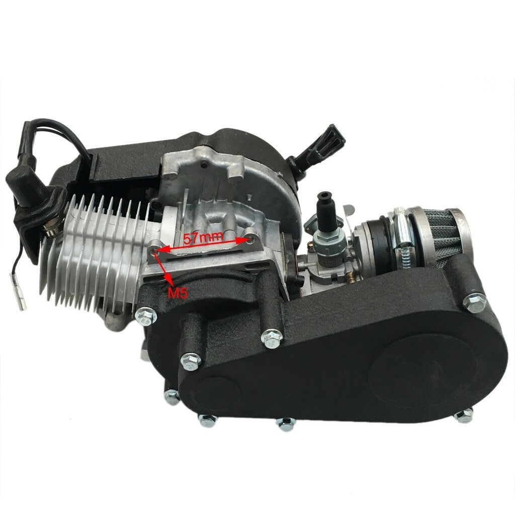 2-stroke 50cc/49cc engine motor kit sprocket scooter all-terrain vehicle pocket off-road bicycle go-kart