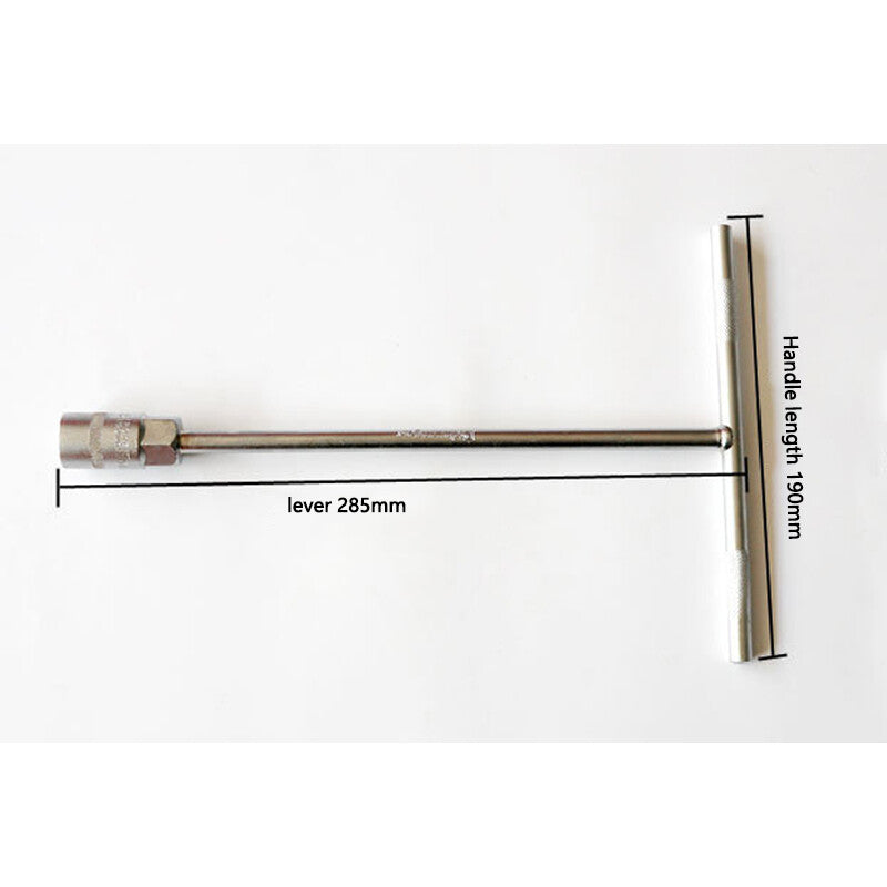 1Pc 14mm Metric T-Handle T Handle 45Steel Socket Wrench Tool For Car Motorcycle