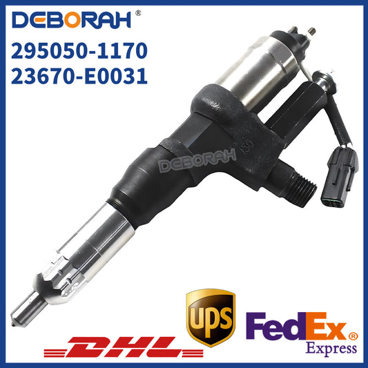 Diesel Common Rail Fuel Injector 295050-1170 23670-E0031 for Hino J08E