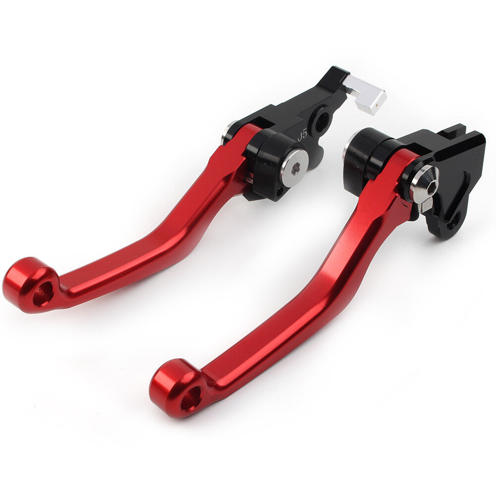 Red Pivot Brake Clutch Levers for Honda XR250 1995-2007 XR400
