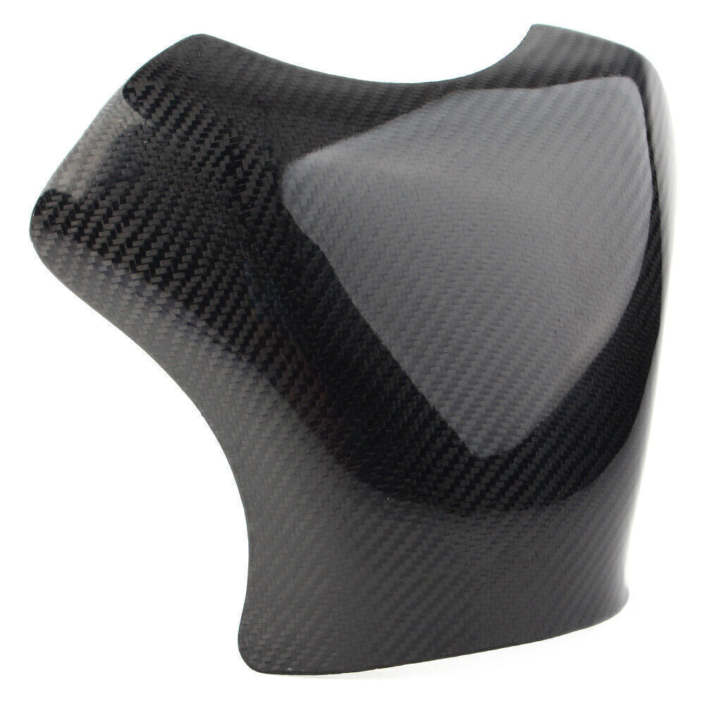 Carbon Fiber Gas Tank Cover Pad Protector For 2003-2004 for Kawasaki ZX ZX6R Black