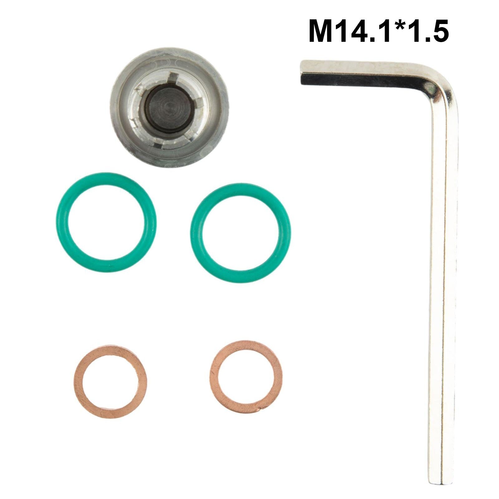 M14.1-1.5x15mm Piggyback Drain Plug Self Tapping Oil Pan Thread Repair Kits New