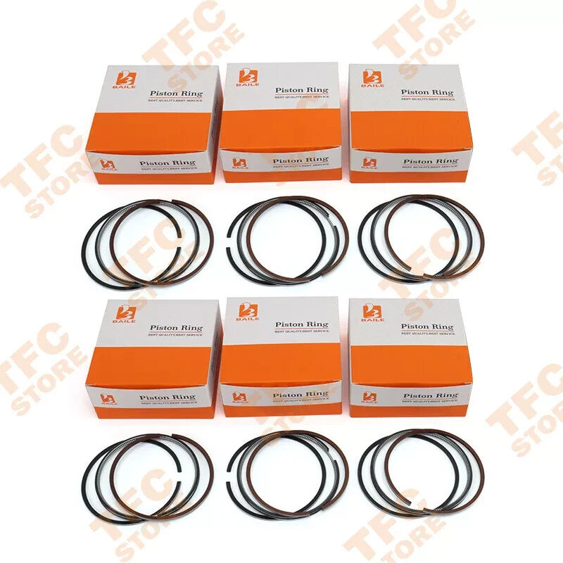 6PCS New for Hino Piston Ring STD Size J08C Engine Spare Parts New