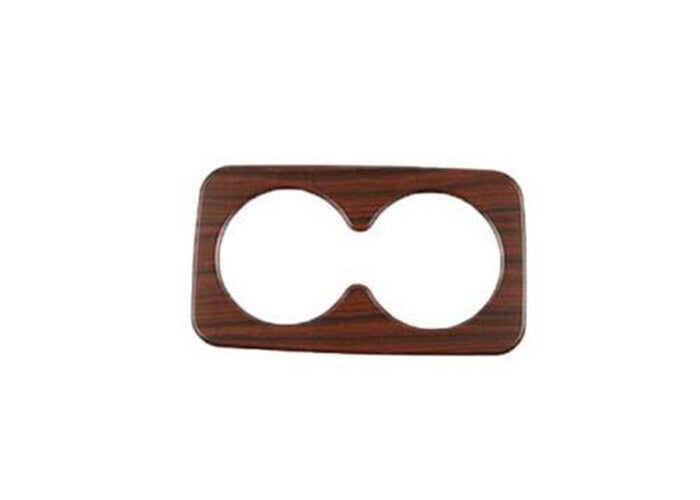 Matte Wood Grain Look Rear Water Cup Frame Cover Trim for Cadillac XT5 2017-2022