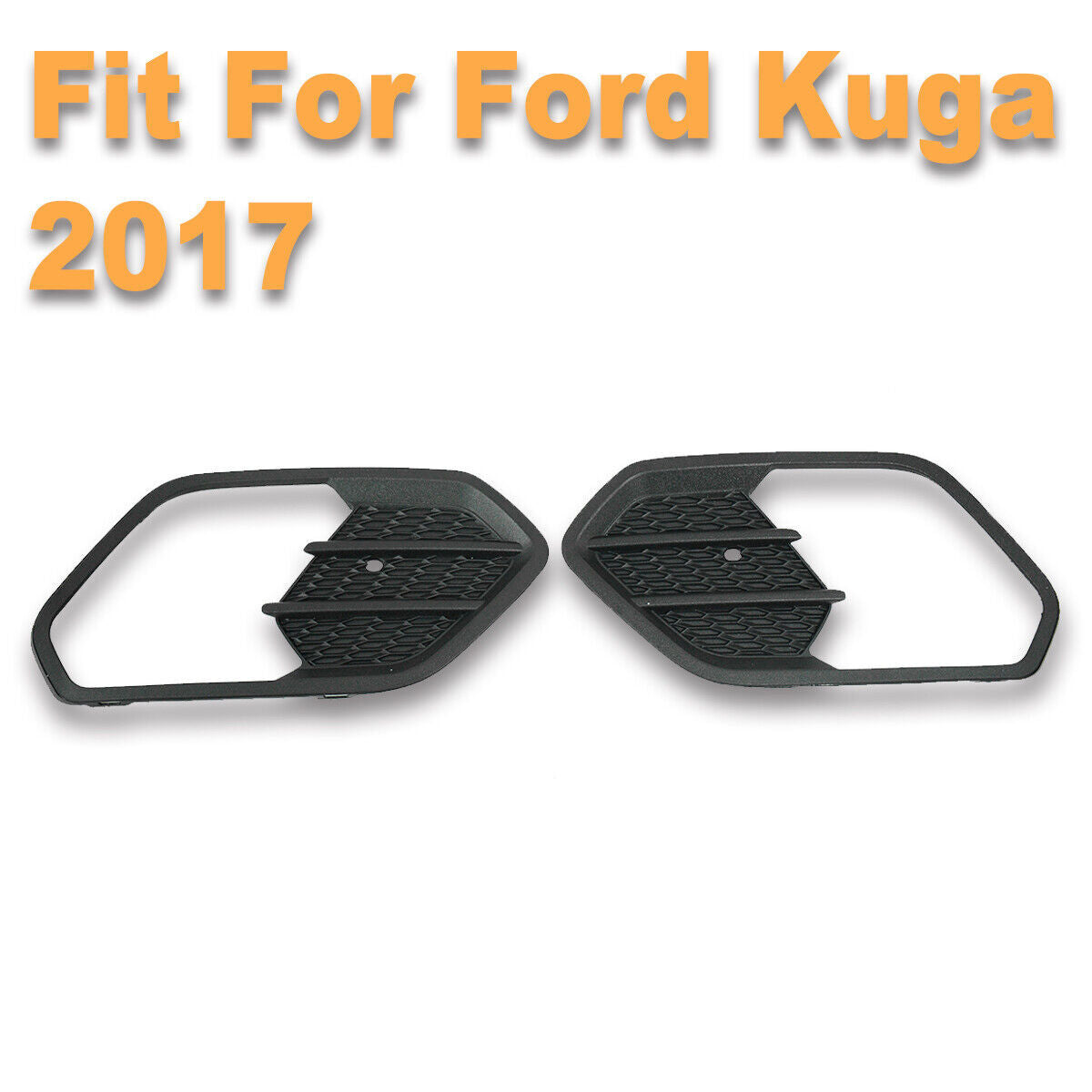 Front Fog Light Lamp Cover Bezels Right Left for Ford Escape Kuga 2017-2019