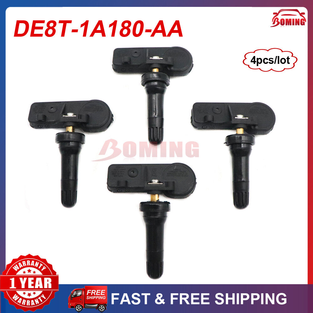 Set of 4 NEW Tire Pressure Sensors TPMS for Ford F-150 2015-2017 DE8T-1A180-AA