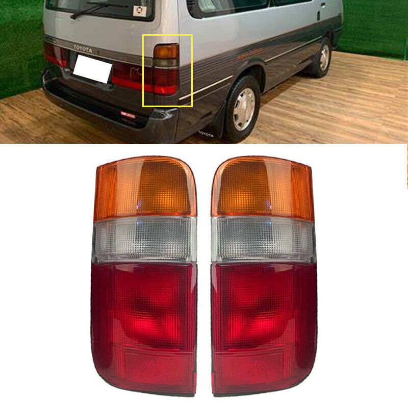 Suitable for Toyota Hiace Commuter Van LH112 LH125 1989 - 2004, dual rear taillights.