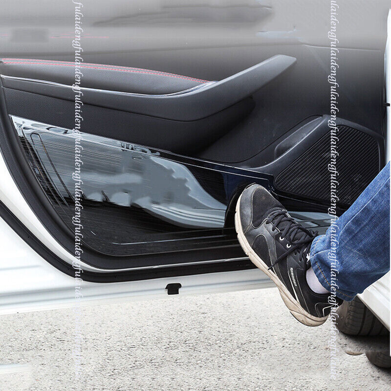 for Toyota for Corolla 2019-2022 Black Car Door Anti Kick Pad Protective Trim Guard