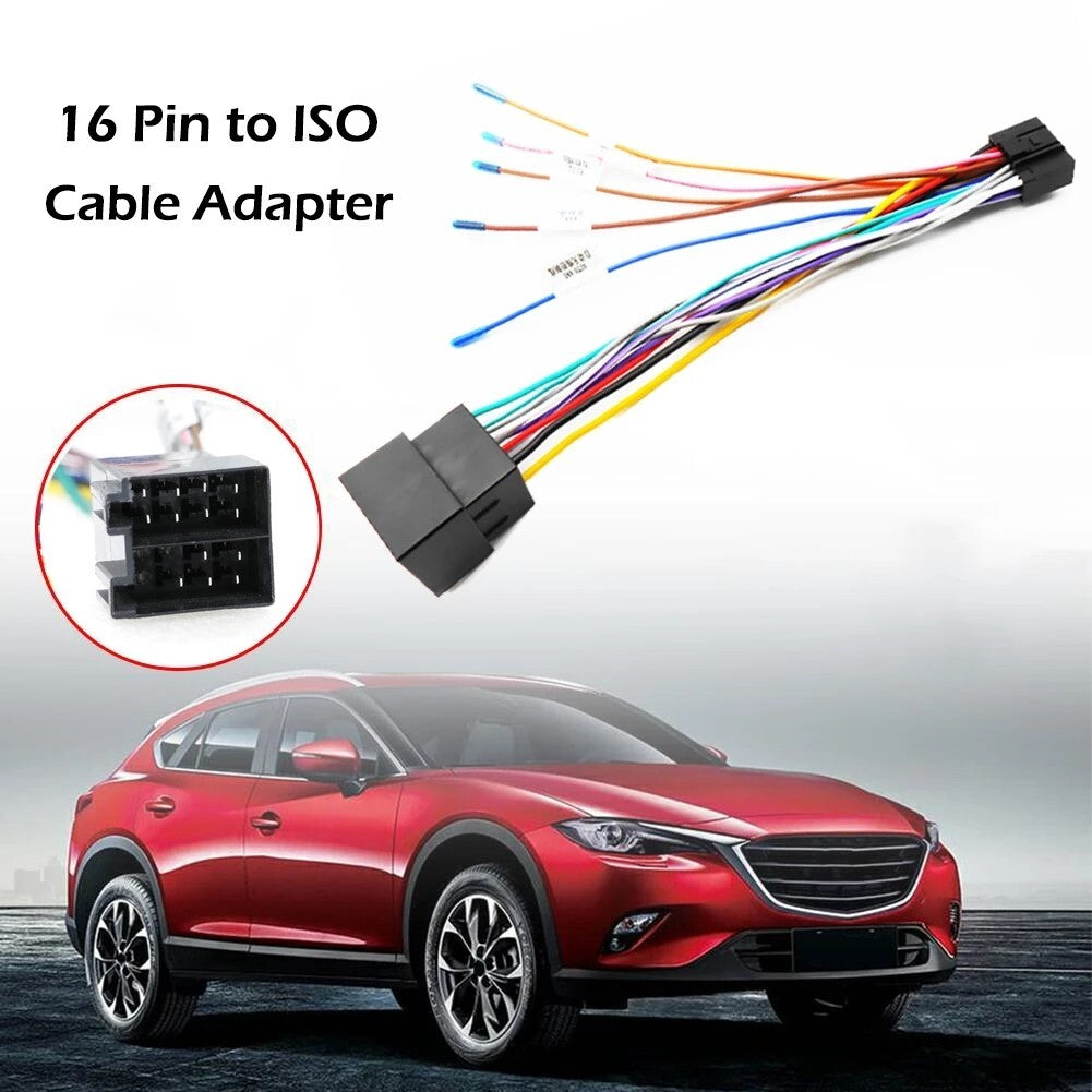 16P To ISO Cable Adapter Copper Wire Cable Male Male To Female