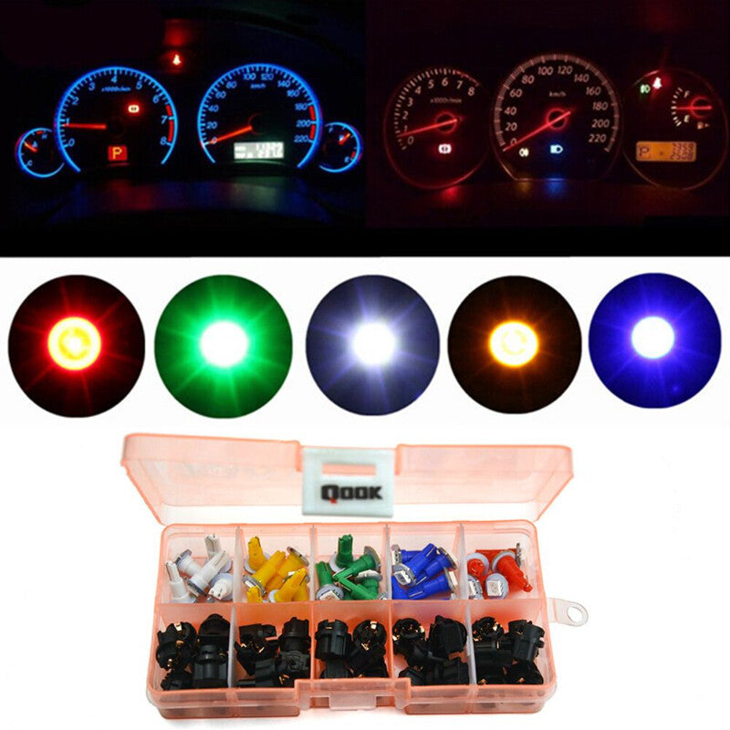 30x T5 5050 SMD Car LED Dashboard Dash Gauge Instrument Light Bulbs Boxed