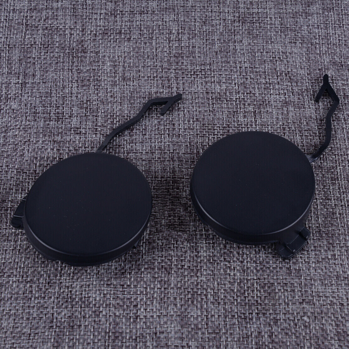 2pcs for Porsche for Cayenne 2011-2014 Front Bumper Tow Hook Eye Cap Cover AT
