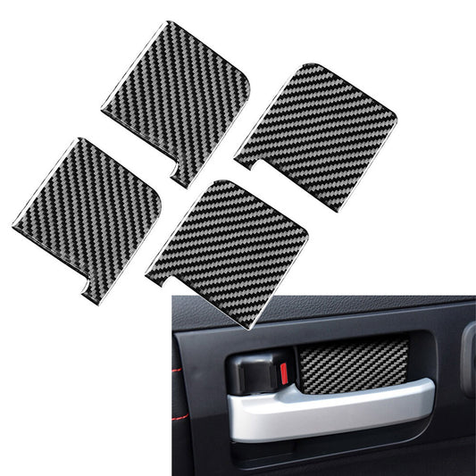 for Toyota Tundra 2014-2021 Carbon Fiber Door Handle Bowl Cover Trim