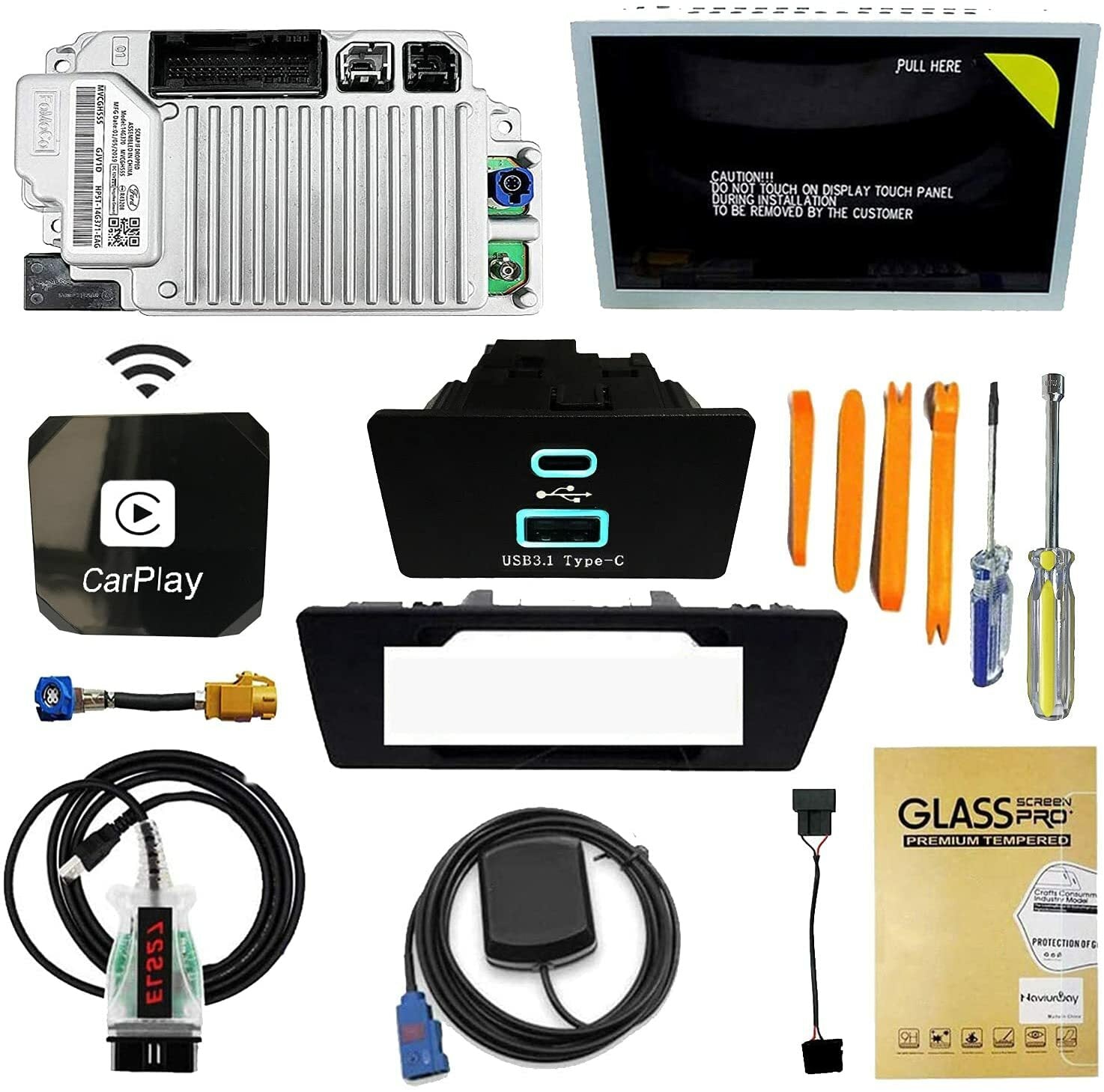SYNC 2 Upgrade SYNC3 3.4 Kit Fit for Ford for Lincoln F150 NA220 Wireless Carplay