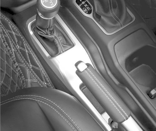 for Jeep for Wrangler JL 2018-2020 Silver Central Console Gear Shift Panel Trim 1PCS