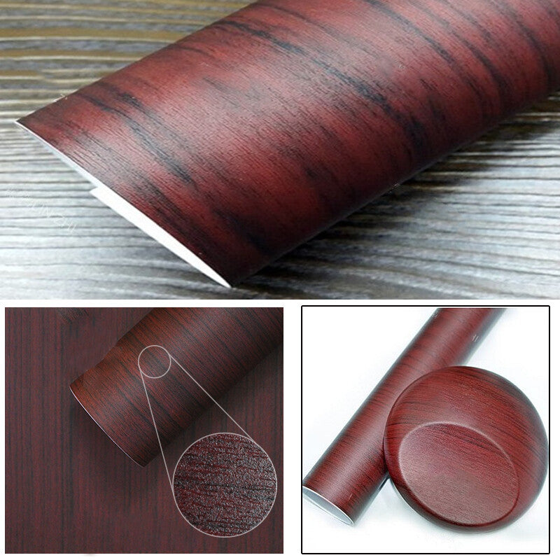 Universal Car Interior DIY Wood Texture Grain Vinyl Packaging Sticker Decal