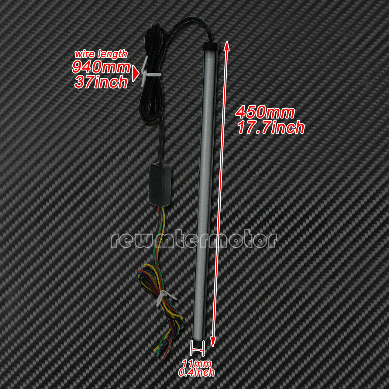 Rear Flexible Flowing Turn Signal Brake Tail LED Amber Red Light Fit for BMW