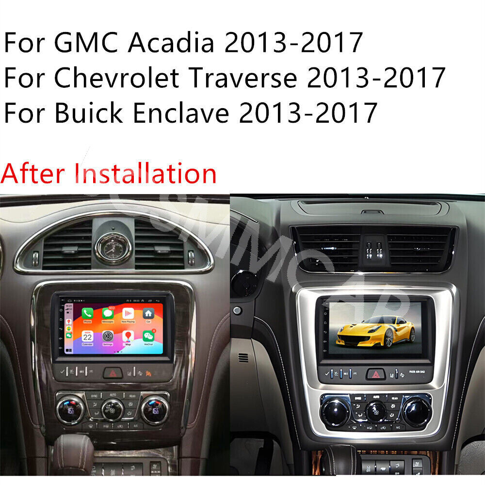 7In Androind 13 Car GPS Fit for GMC Acadia 2013-2017 Stereo Radio WIFI 4G RDS