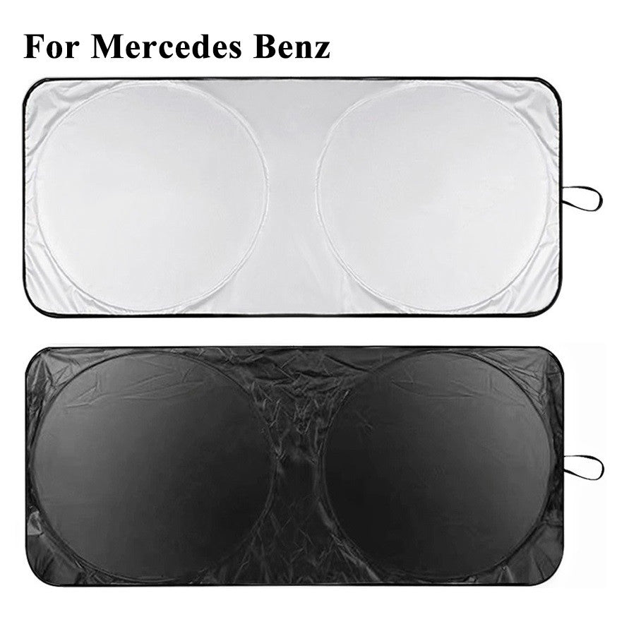 for Mercedes Benz Large Car Windshield Sunshade Front Sun Visor Cover Shield