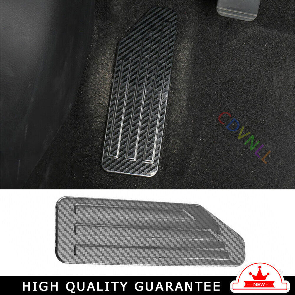 Gas Pedal Accelerator Pad Cover Fit for Nissan Altima 2019-22 Steel Carbon Fiber