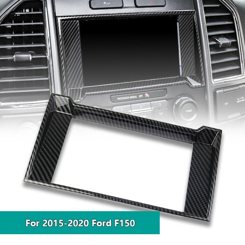 Carbon fiber style front reading light panel cover trim suitable for 21-22 for Ford F150