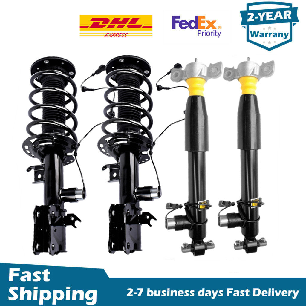 4x Front Rear Shock Spring Struts Assembly w/Electric for Lincoln MKX 2016-2018