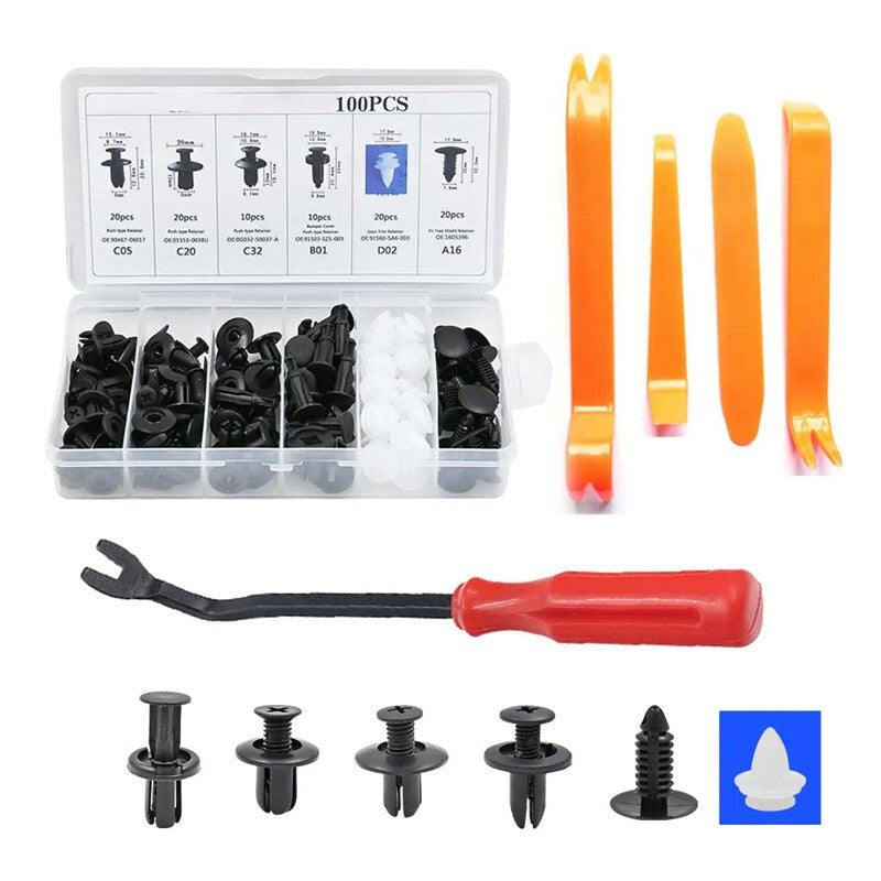 Car Interior Decroation Panel Fixing Clip Bumper Fastener Retainer Handle Tool