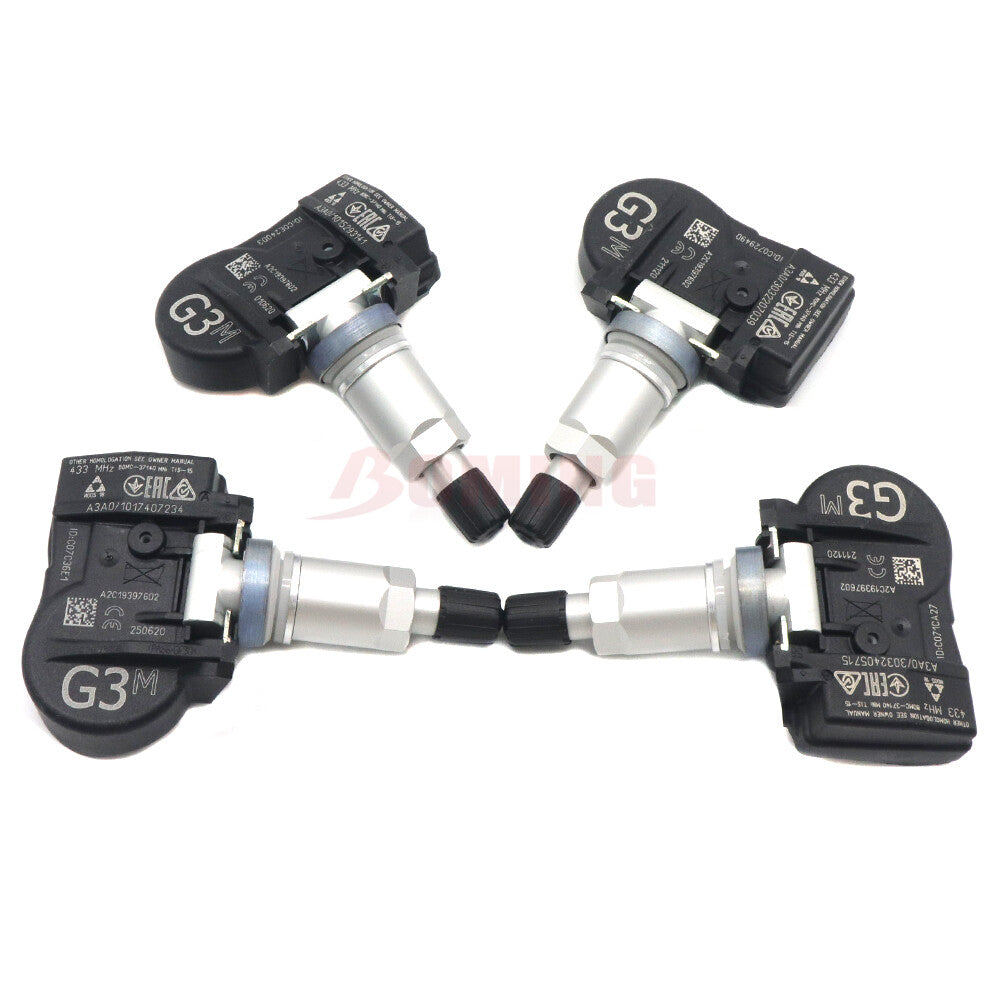 New 4-piece TPMS tire pressure monitoring sensor BBP3-37-140 for Mazda CX-9 MX-5 Miata