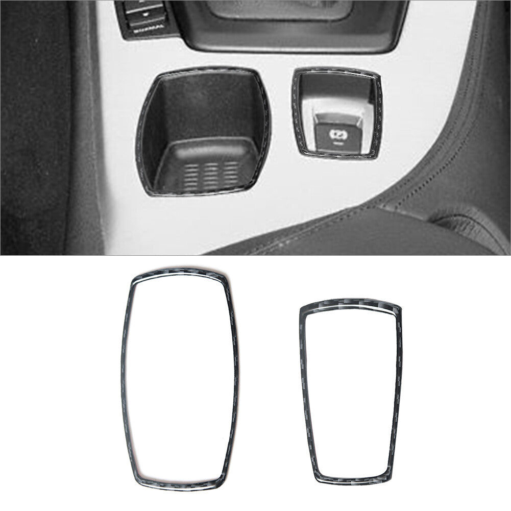 Carbon Fiber Transmission &Electronic Brake Accent Trim for BMW Z4 E89 2009-2016