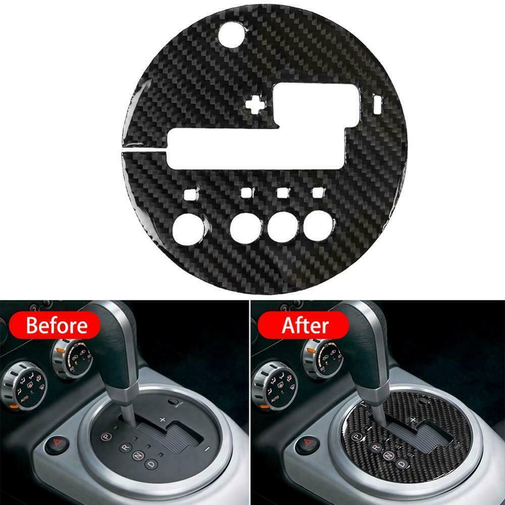 Carbon fiber gear shift cover knife trim suitable for Nissan 350Z 03-09