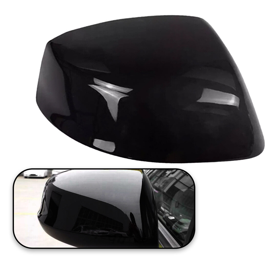 The black side mirror cap on the right side is suitable for Honda for Civic models from 2012, 2013, 2014, and 2015.