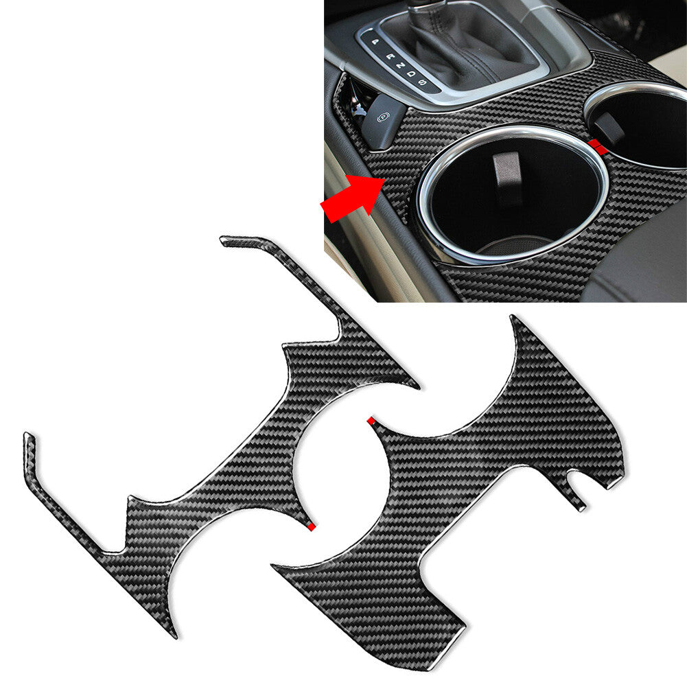 LHD Central Console Gear Shift Water Cup Cover Trim Fit for Ford Mondeo 2013-16