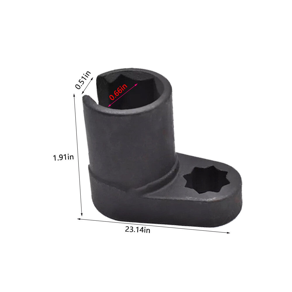 New 7/8-Inch 22mm O2 Oxygen Sensor Socket Set Wrench Removal Tool Drive 1/2