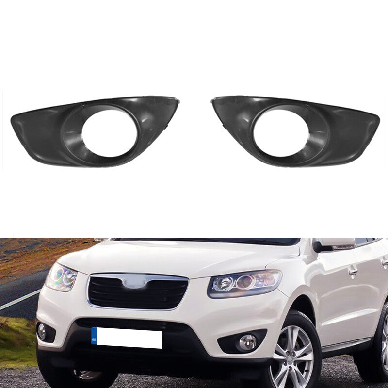 1 Pair Front bumper fog lamp cover for Hyundai Santa Fe Santafe 2.4 2009-2012