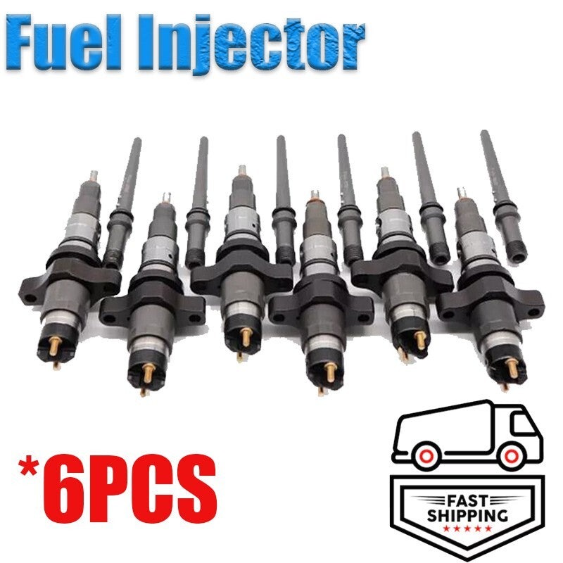 6PCS Fuel Injector 0445120255 For 2003-2004 for Dodge for Ram 2500 3500 5.9L