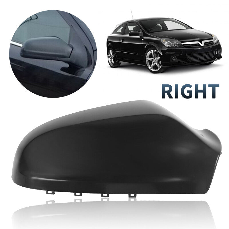 Door Wing Mirror Cover Cap Black Right Side for Opel for Vauxhall Astra H 2004-2009