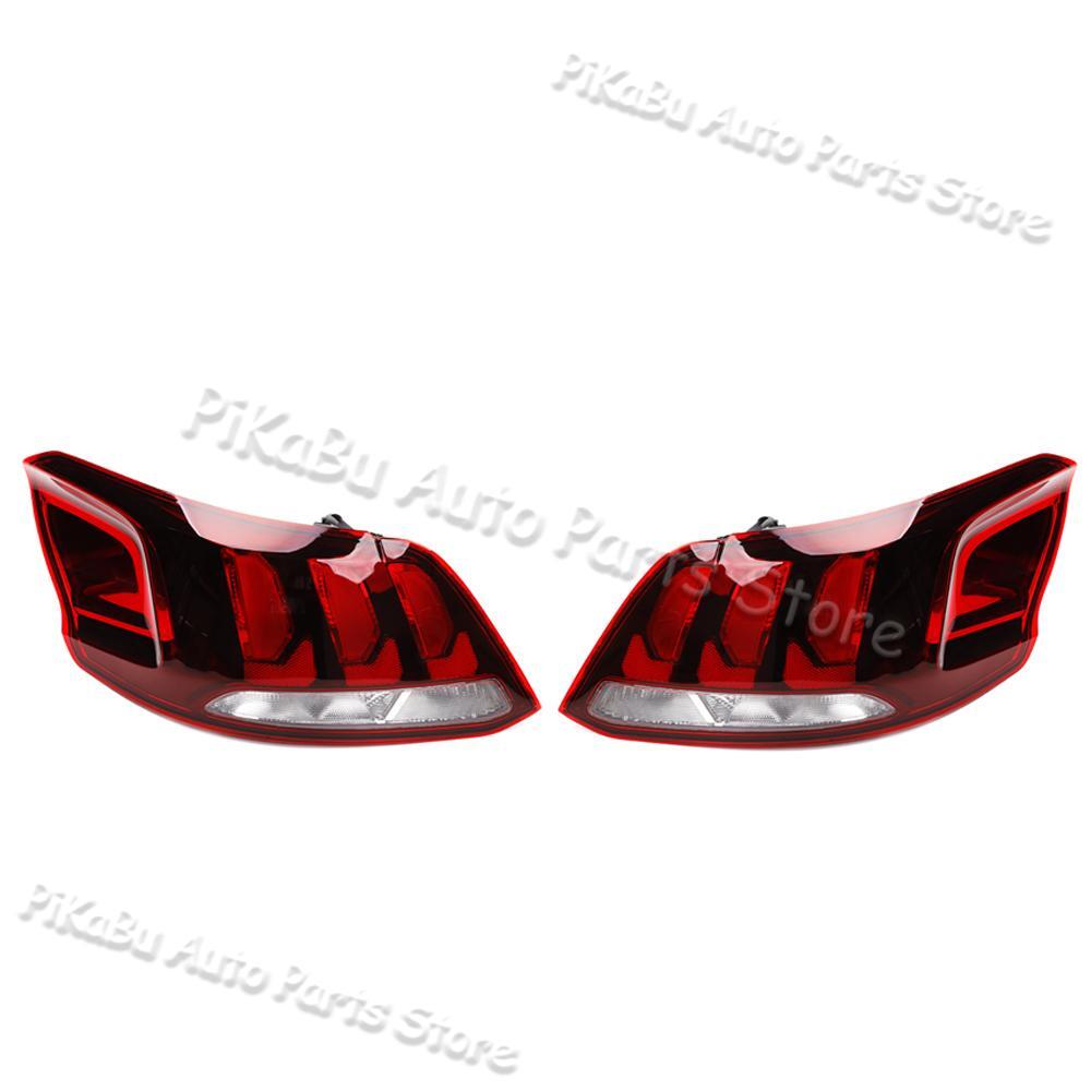 1 Pair Tail Light Rear Brake Lamp Turn Signal Lamp for Peugeot 301 2017-2019