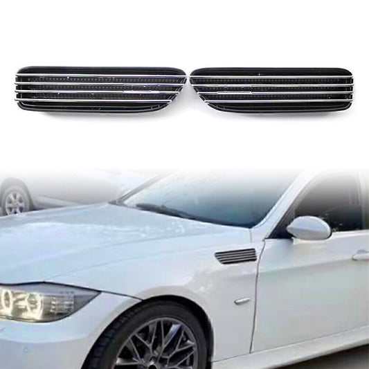Paar Air Intake Flow Side Fender Vent Hood Scoop CoverFit for BMW E46 M3 2001-2006