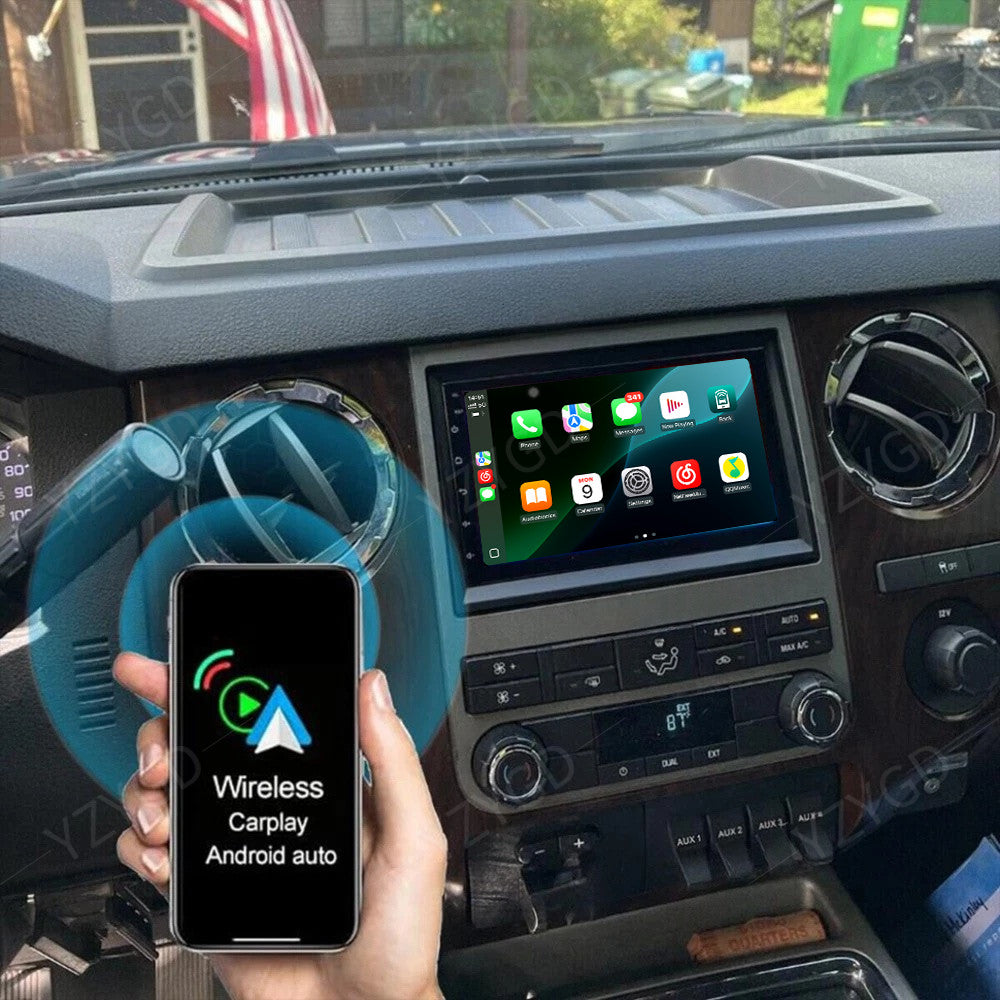 for Ford F-250 F-350 2006-2014 Stereo Android Carplay Car Radio GPS Navi Screen