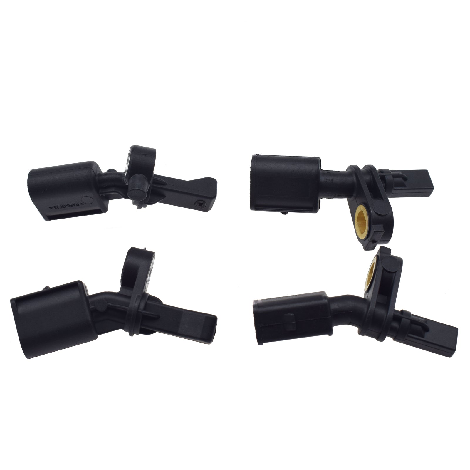 ABS wheel speed sensor 4-piece set (front, rear, left, right) suitable for Audi A1 and for Volkswagen Polo.